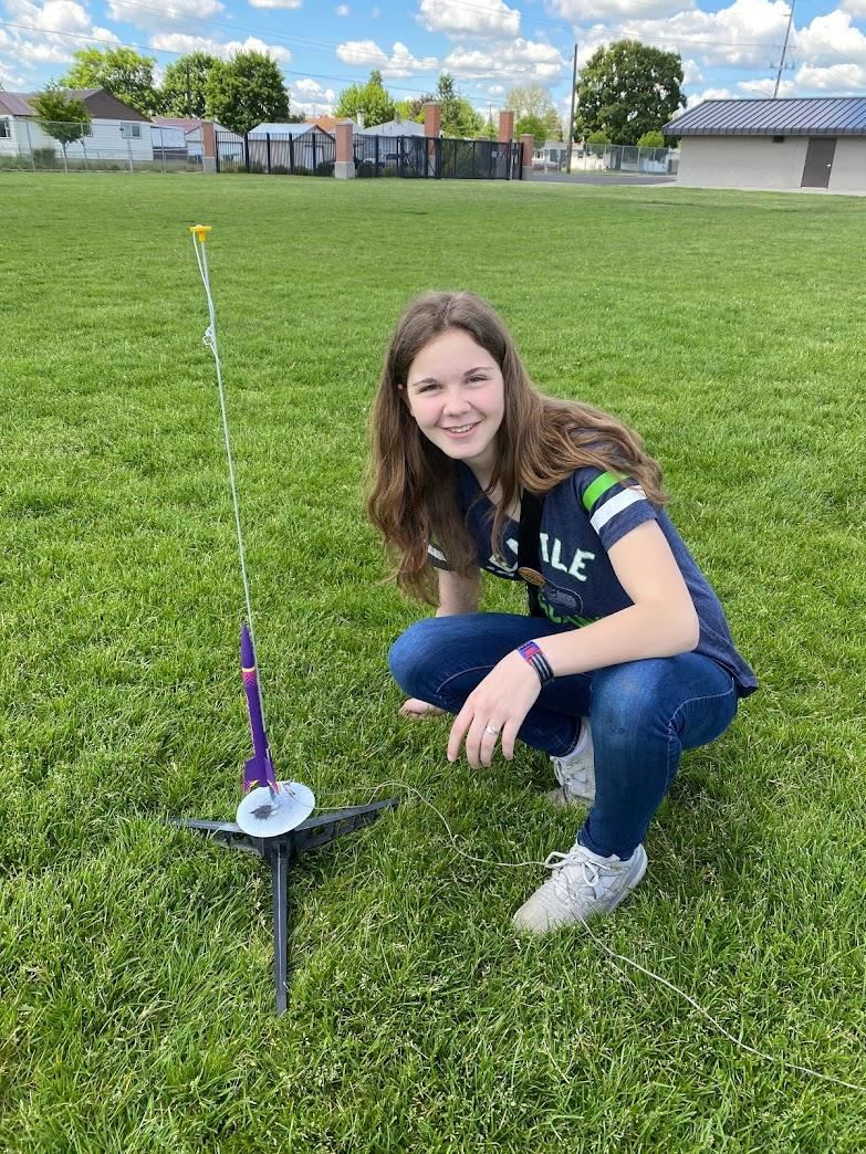 Rockets launched by Cadet Maggie Vega