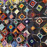 Dozens of God's Eye artwork stitched together 