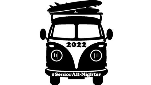 Graphic of Senior All Nighter Logo Van 
