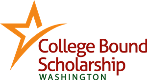 Logo for the College Bound Scholarship program of Washington State 