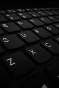 close-up of computer keyboard