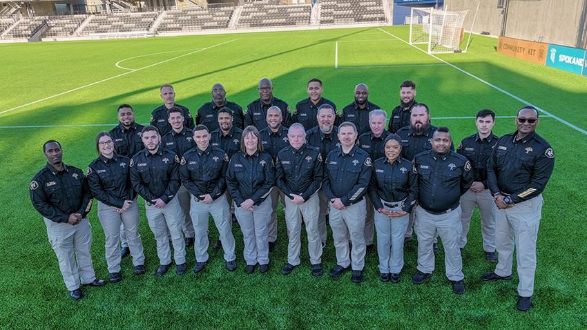 Campus safety specialists group photo