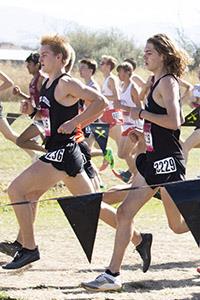two NC runners during race