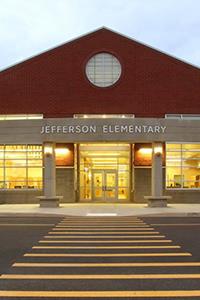 Picture of Front of Jefferson Elementary School